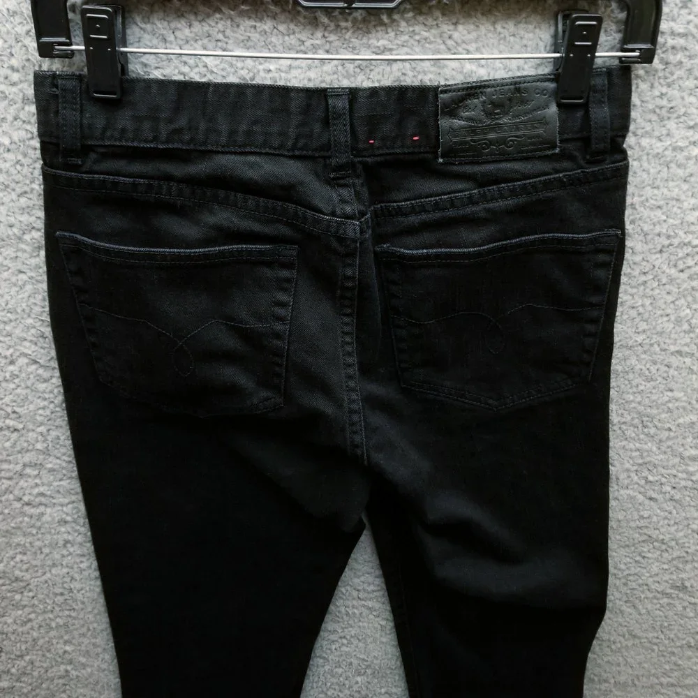 Lauren Jeans Co Women's 2 Classic Black Bootcut Jeans 28.25" 29.25" 9.25" - Picture 3 of 12